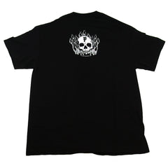 Poison Men's Skull Logo Hardcore Rock N Roll Black T-Shirt