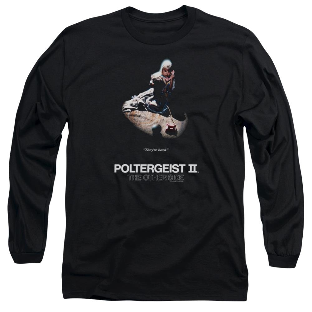 Poltergeist II Poster Men's 18/1 Cotton Long-Sleeve T-Shirt