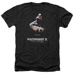 Poltergeist II Poster Men's 30/1 Heather 60 40 Poly Short-Sleeve T-Shirt