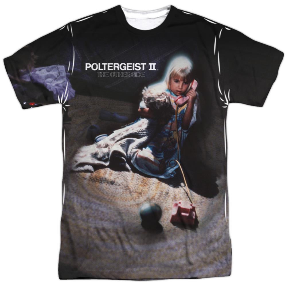 Poltergeist II Poster Men's Regular Fit Polyester Short-Sleeve T-Shirt