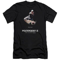 Poltergeist II Poster Men's Ultra-Soft 30/1 Cotton Slim Short-Sleeve T-Shirt