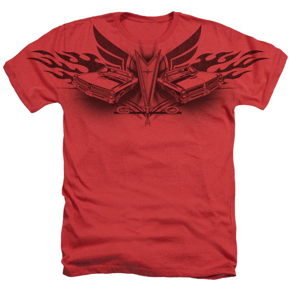 Pontiac 1965 GTO Men's 30/1 Cotton Poly SS Heather T