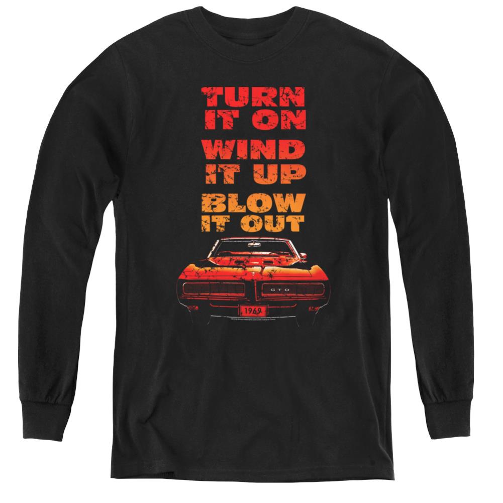 Pontiac Blow It Out GTO Youth Long-Sleeve T-Shirt