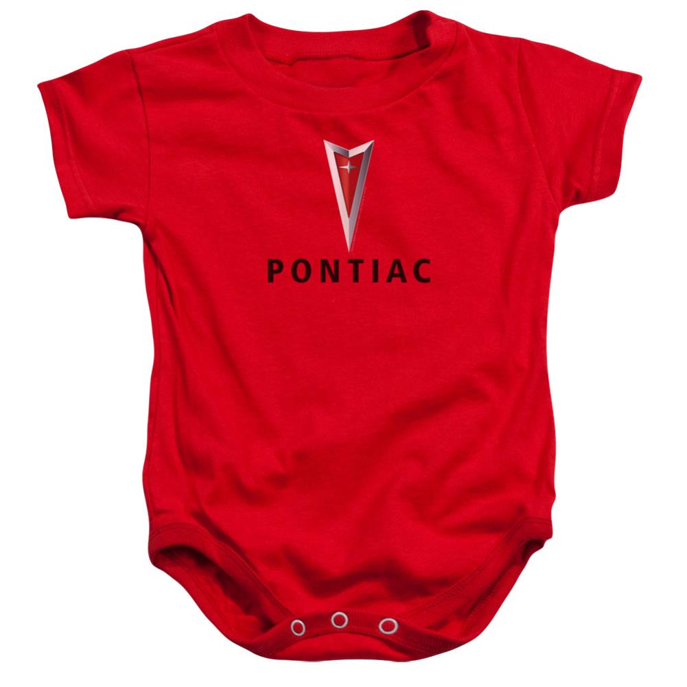 Pontiac Centered Arrowhead Infant's Cotton SS Snapsuit