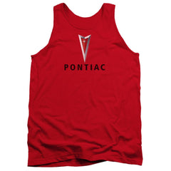 Pontiac Centered Arrowhead Men's 18/1 Cotton Tank Top