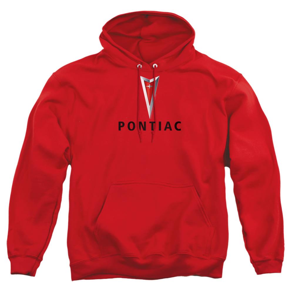 Pontiac Centered Arrowhead Men's Pull-Over 75 25 Poly Hoodie