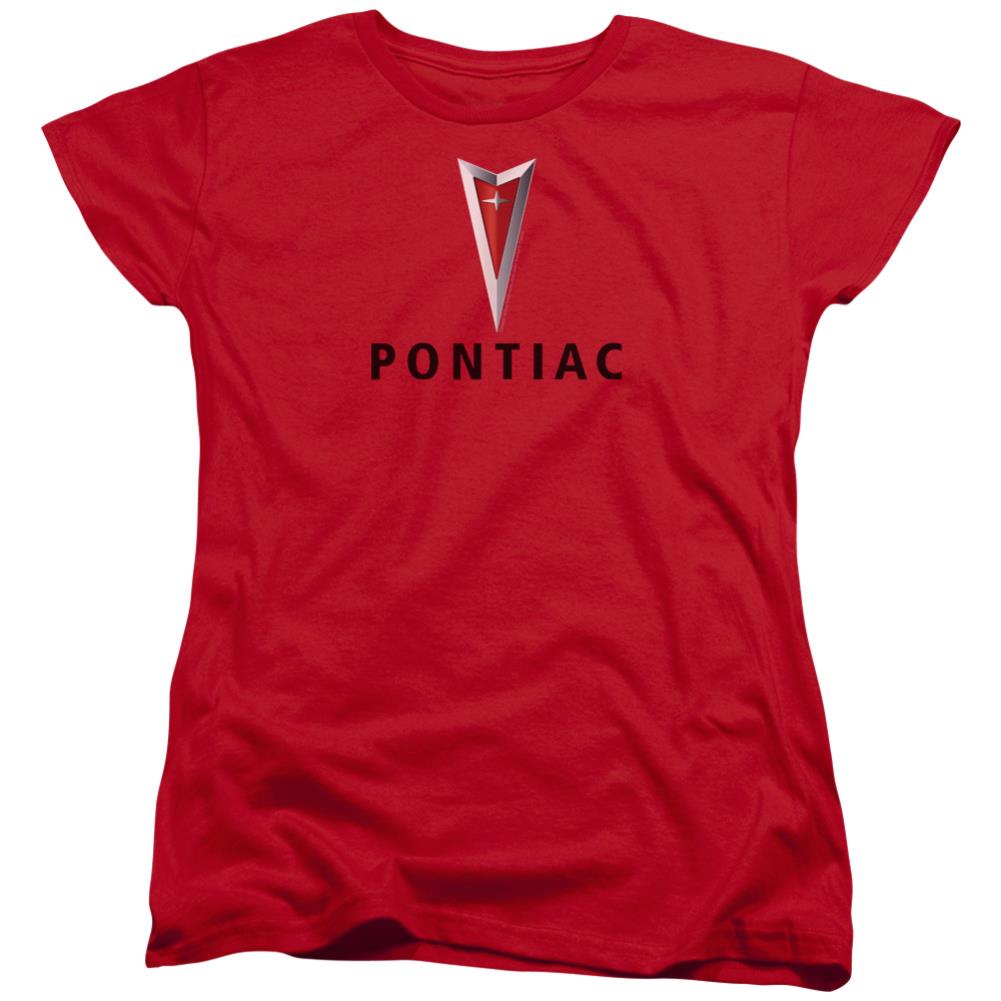 Pontiac Centered Arrowhead Women's 18/1 Cotton Short-Sleeve T-Shirt