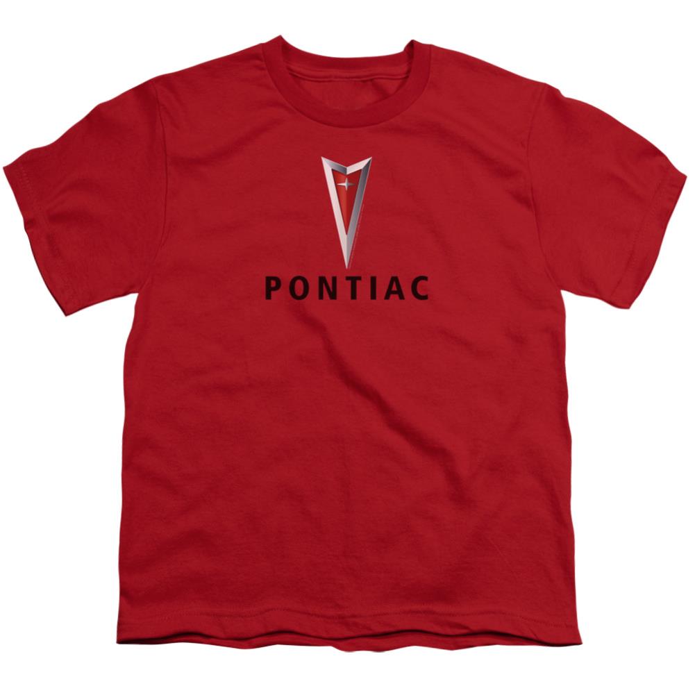Pontiac Centered Arrowhead Youth 18/1 100% Cotton Short-Sleeve T-Shirt