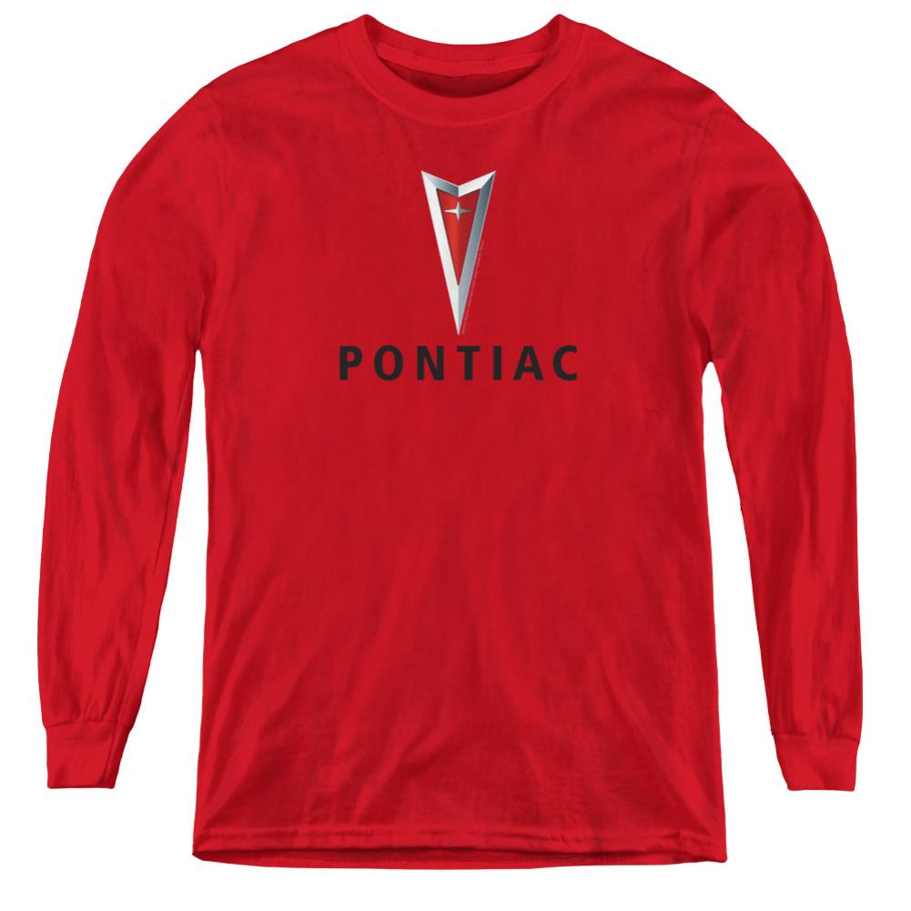 Pontiac Centered Arrowhead Youth Long-Sleeve T-Shirt