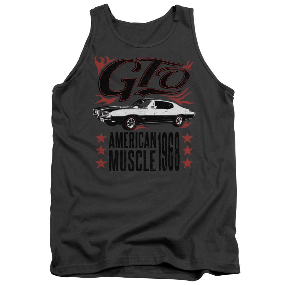 Pontiac GTO Flames Men's 18/1 Cotton Tank Top