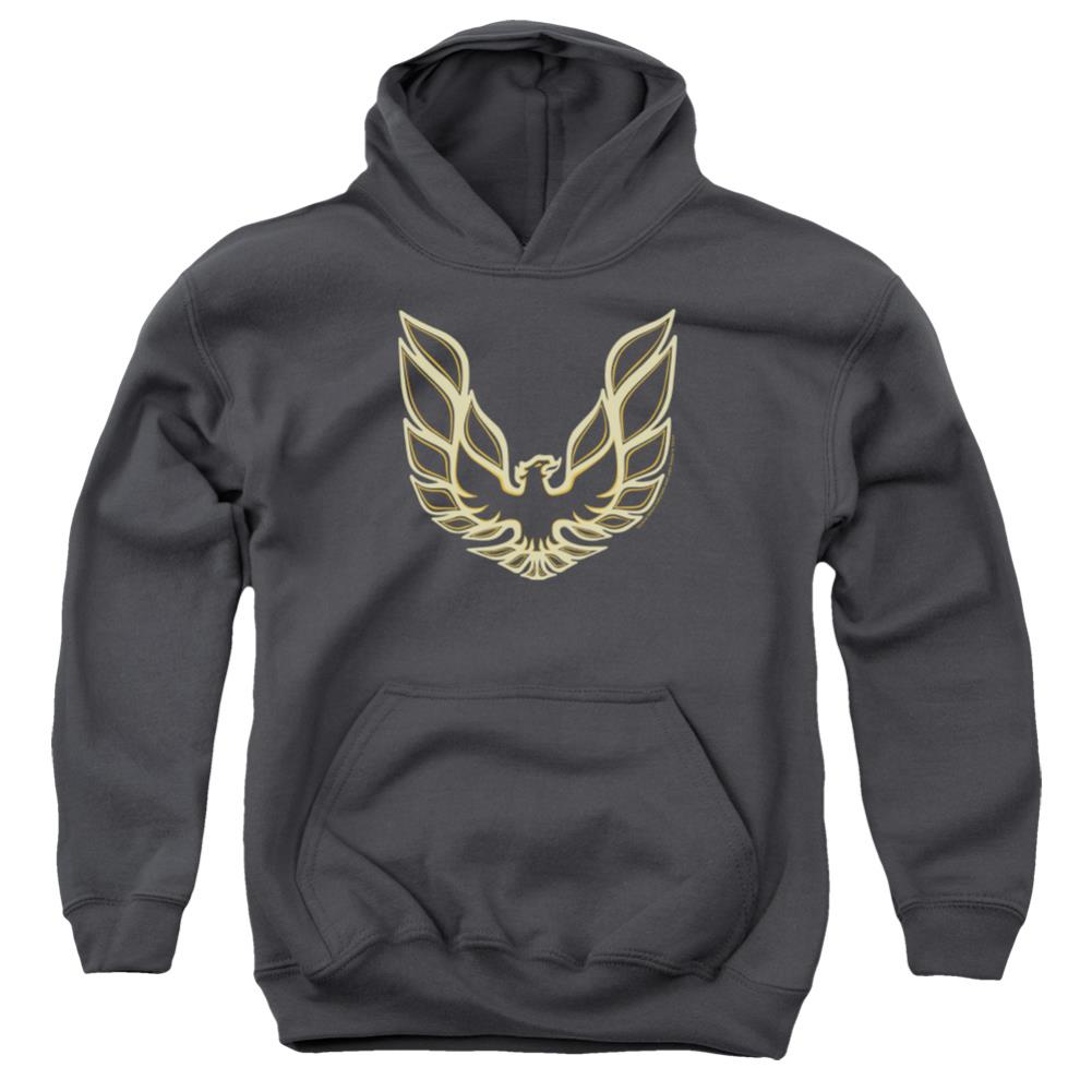 Pontiac Iconic Firebird Youth Cotton Poly Pull-Over Hoodie