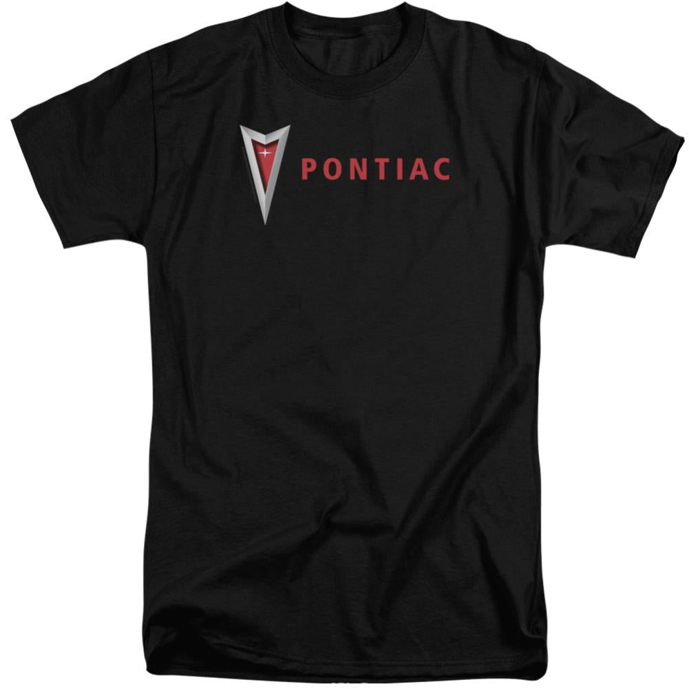 Pontiac Modern Pontiac Arrowhead Men's 18/1 Tall Cotton Short-Sleeve T-Shirt