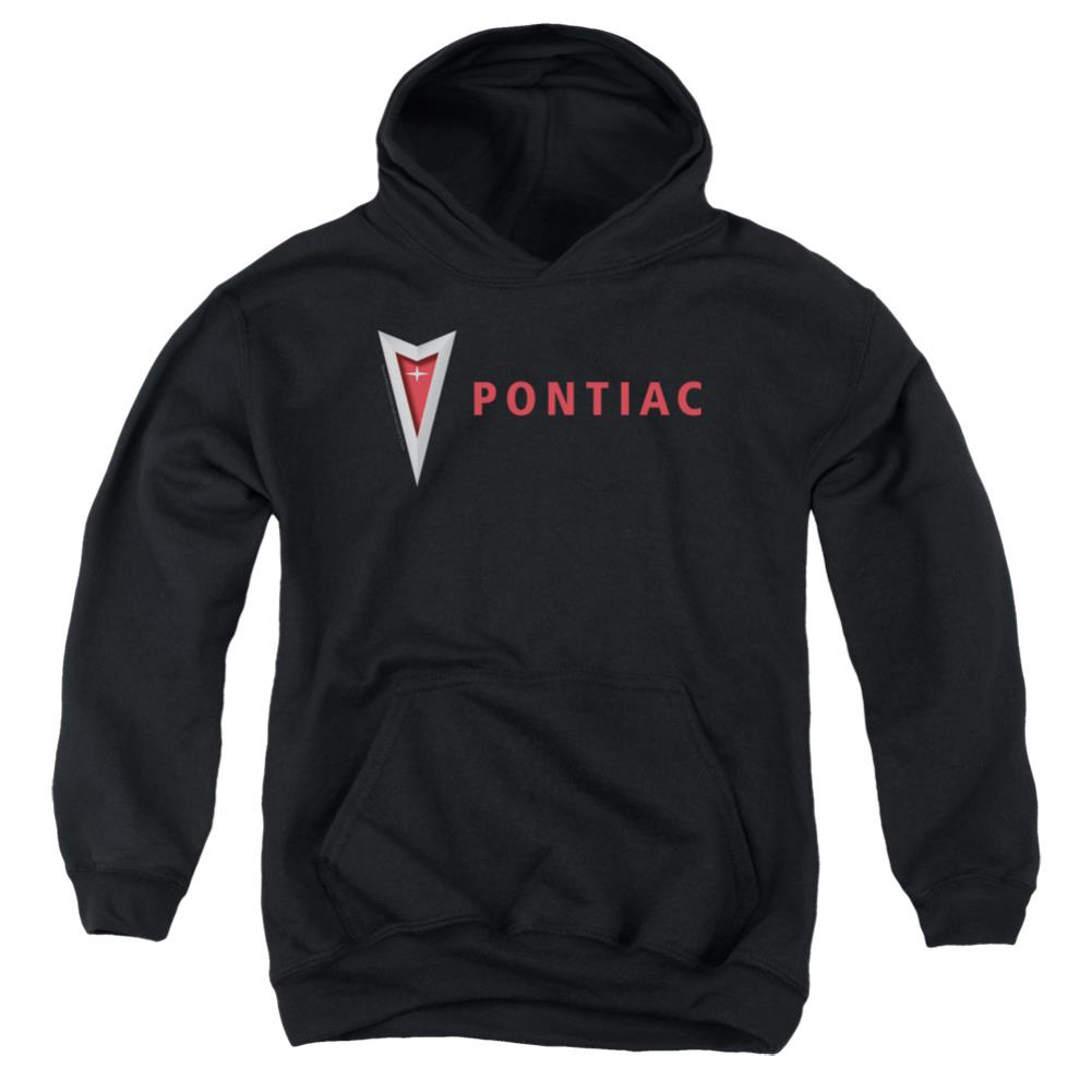 Pontiac Modern Pontiac Arrowhead Youth Cotton Poly Pull-Over Hoodie
