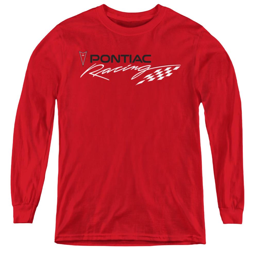 Pontiac Red Pontiac Racing Youth Long-Sleeve T-Shirt