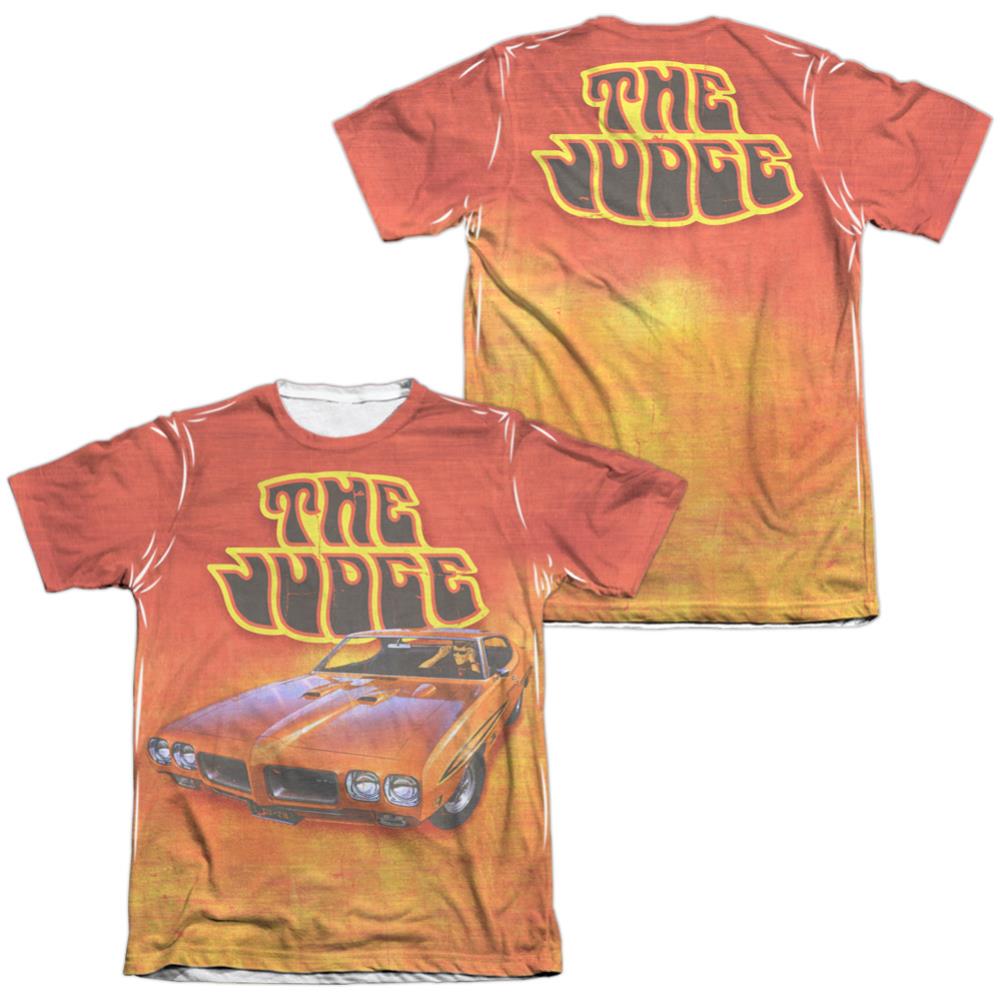 Pontiac The Judge (Front/Back Print) Men's Regular Fit Poly Cotton Short-Sleeve T-Shirt