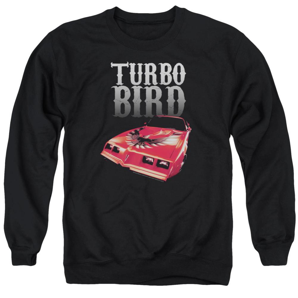Pontiac Turbo Bird Men's Crewneck 50 50 Poly Long-Sleeve T-Shirt