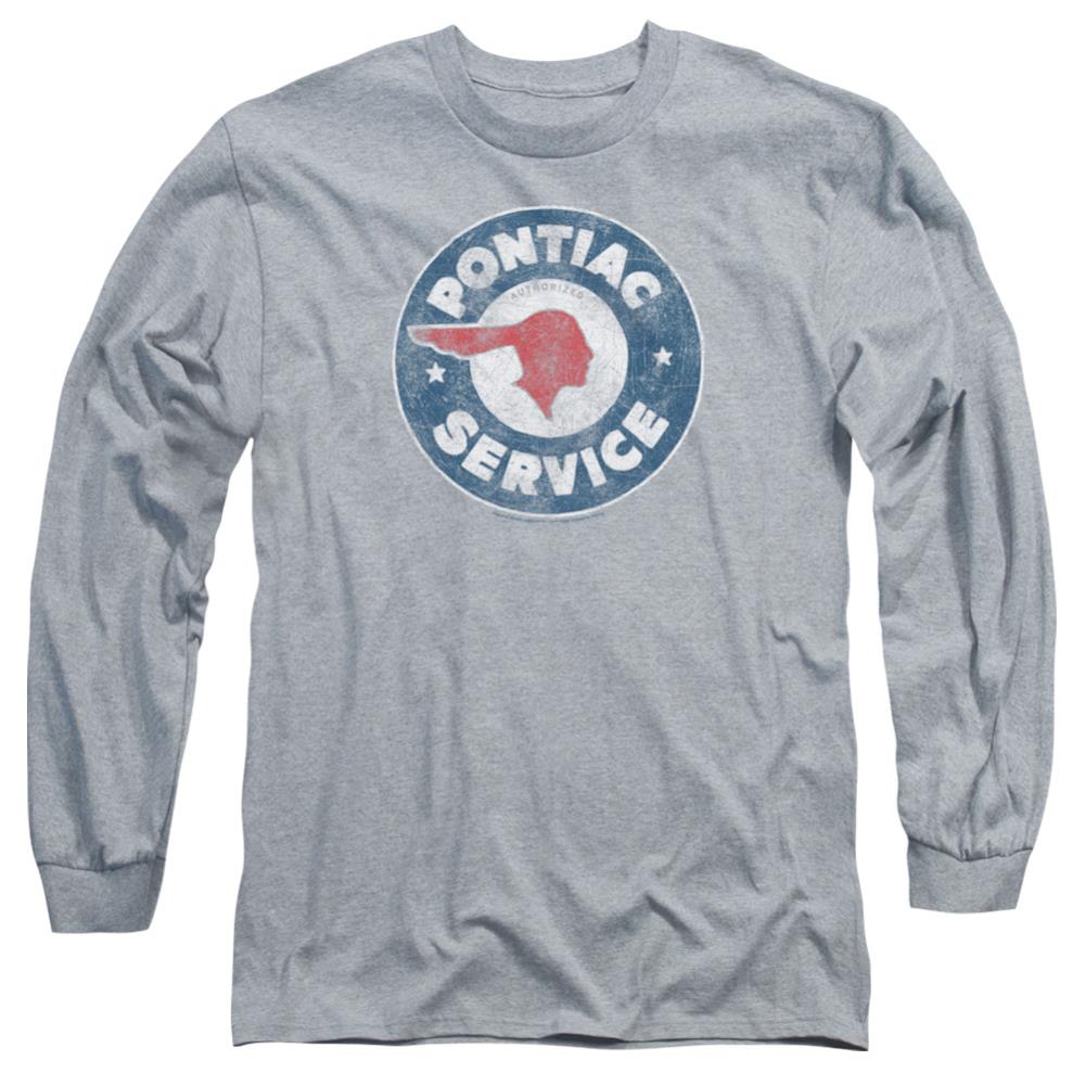 Pontiac Vintage Pontiac Service Men's 18/1 Cotton Long-Sleeve T-Shirt