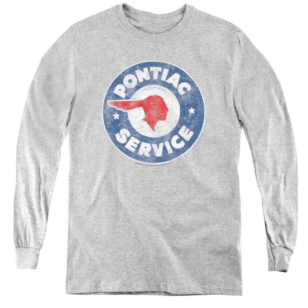 Pontiac Vintage Pontiac Service Youth Long-Sleeve T-Shirt