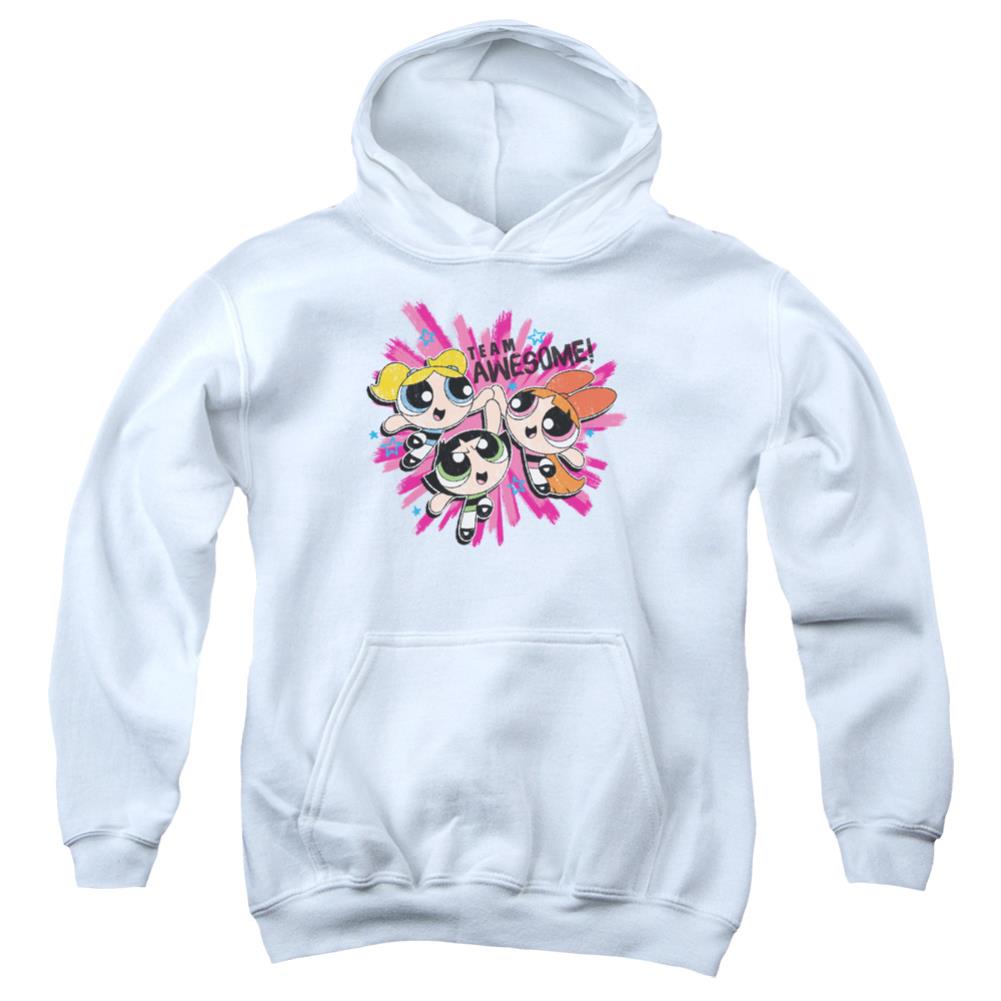 Powerpuff GirLong-Sleeve T-Shirteam Awesome Youth Cotton Poly Pull-Over Hoodie