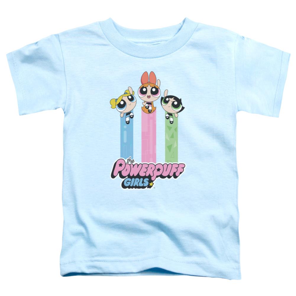 Powerpuff GirLong-Sleeve T-Shirthe Girls Fly Toddler 18/1 Cotton Short-Sleeve T-Shirt