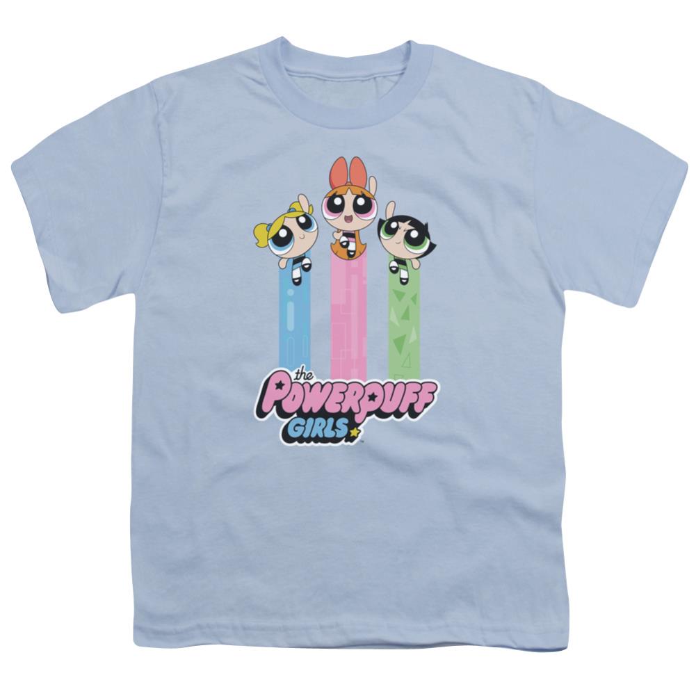Powerpuff GirLong-Sleeve T-Shirthe Girls Fly Youth 18/1 100% Cotton Short-Sleeve T-Shirt