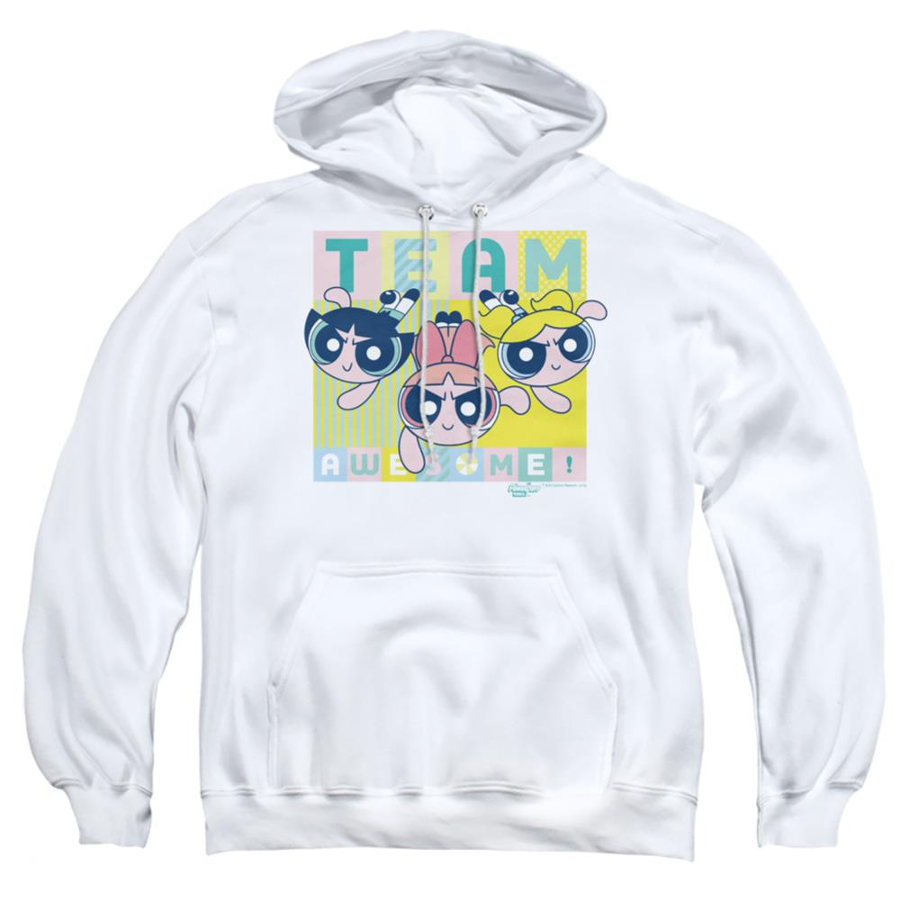 Powerpuff Girls Awesome Block Men's Pull-Over 75 25 Poly Hoodie