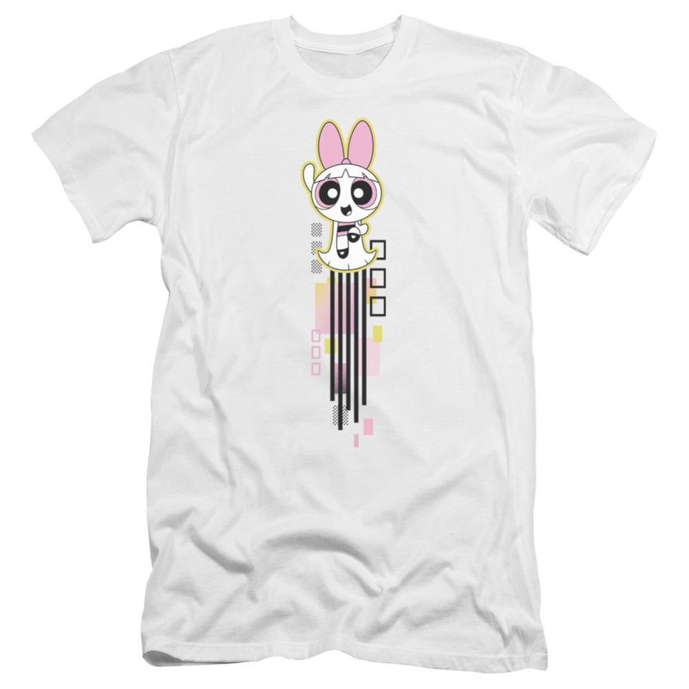 Powerpuff Girls Blossom Streak Men's Ultra-Soft 30/1 Cotton Slim Short-Sleeve T-Shirt