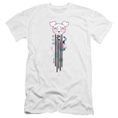 Powerpuff Girls Bubbles Streak Men's Ultra-Soft 30/1 Cotton Slim Short-Sleeve T-Shirt