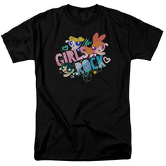 Powerpuff Girls Girls Rock Men's 18/1 Cotton Short-Sleeve T-Shirt