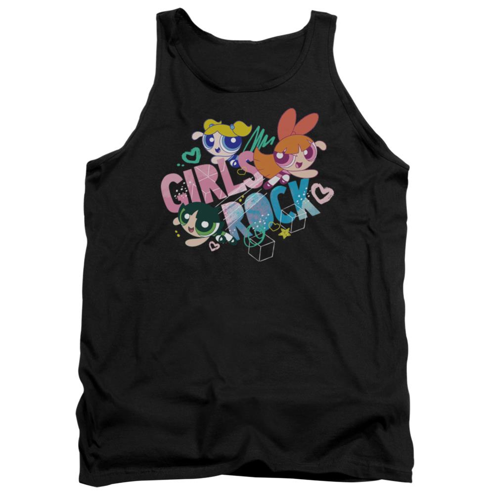 Powerpuff Girls Girls Rock Men's 18/1 Cotton Tank Top