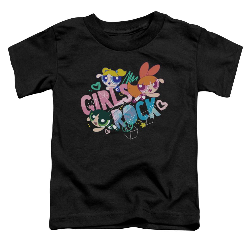 Powerpuff Girls Girls Rock Toddler 18/1 Cotton Short-Sleeve T-Shirt