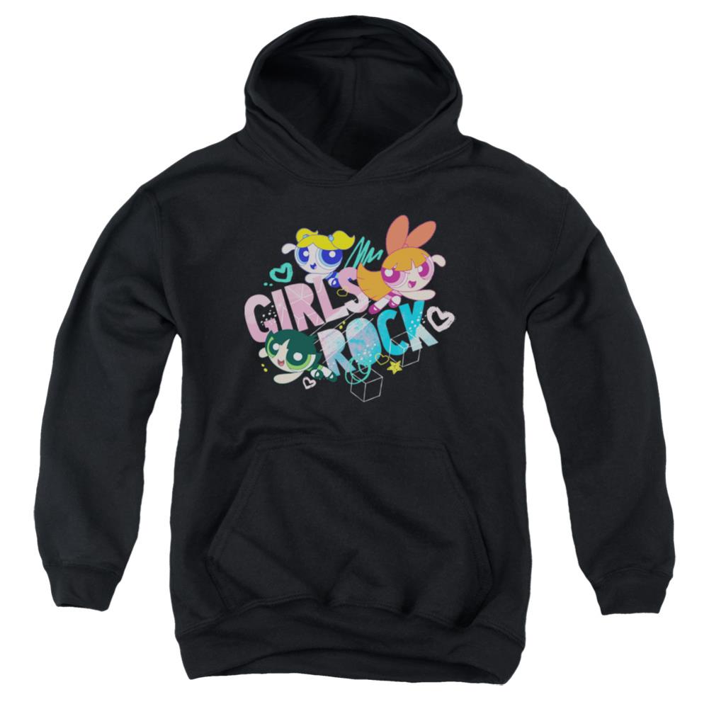 Powerpuff Girls Girls Rock Youth Cotton Poly Pull-Over Hoodie