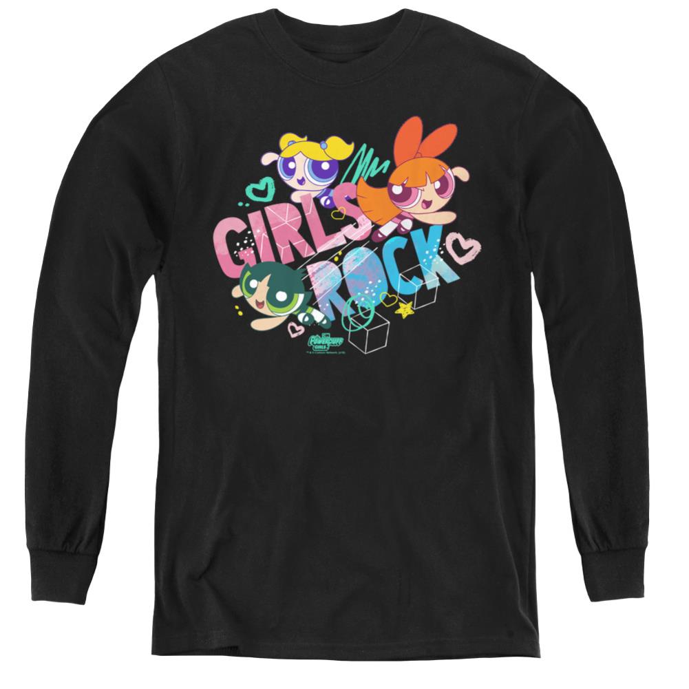 Powerpuff Girls Girls Rock Youth Long-Sleeve T-Shirt