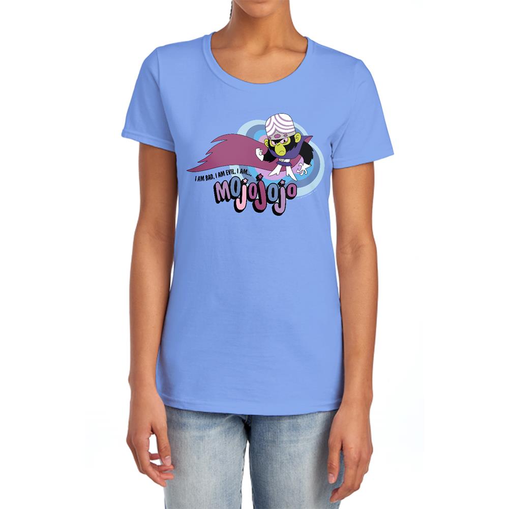 Powerpuff Girls I Am Bad I Am Evil Women's 18/1 Cotton Short-Sleeve T-Shirt