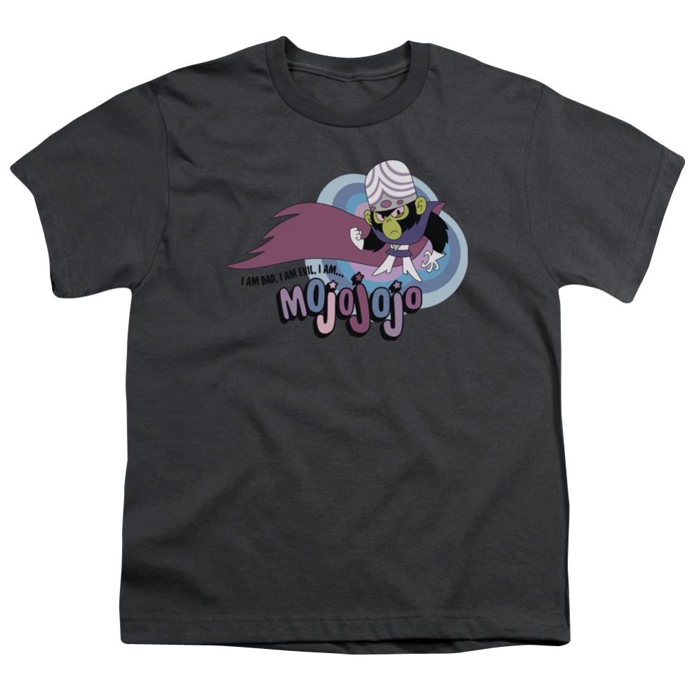 Powerpuff Girls I Am Bad I Am Evil Youth 18/1 100% Cotton Short-Sleeve T-Shirt