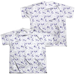 Powerpuff Girls Mojo Jojo Pattern Youth Regular Fit Poly Short-Sleeve T-Shirt