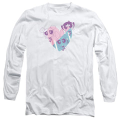 Powerpuff Girls Powerpuff Heart Men's 18/1 Cotton Long-Sleeve T-Shirt