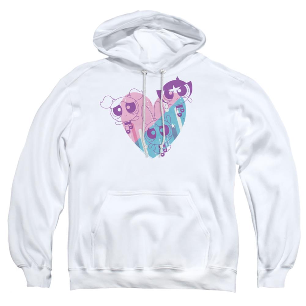 Powerpuff Girls Powerpuff Heart Men's Pull-Over 75 25 Poly Hoodie