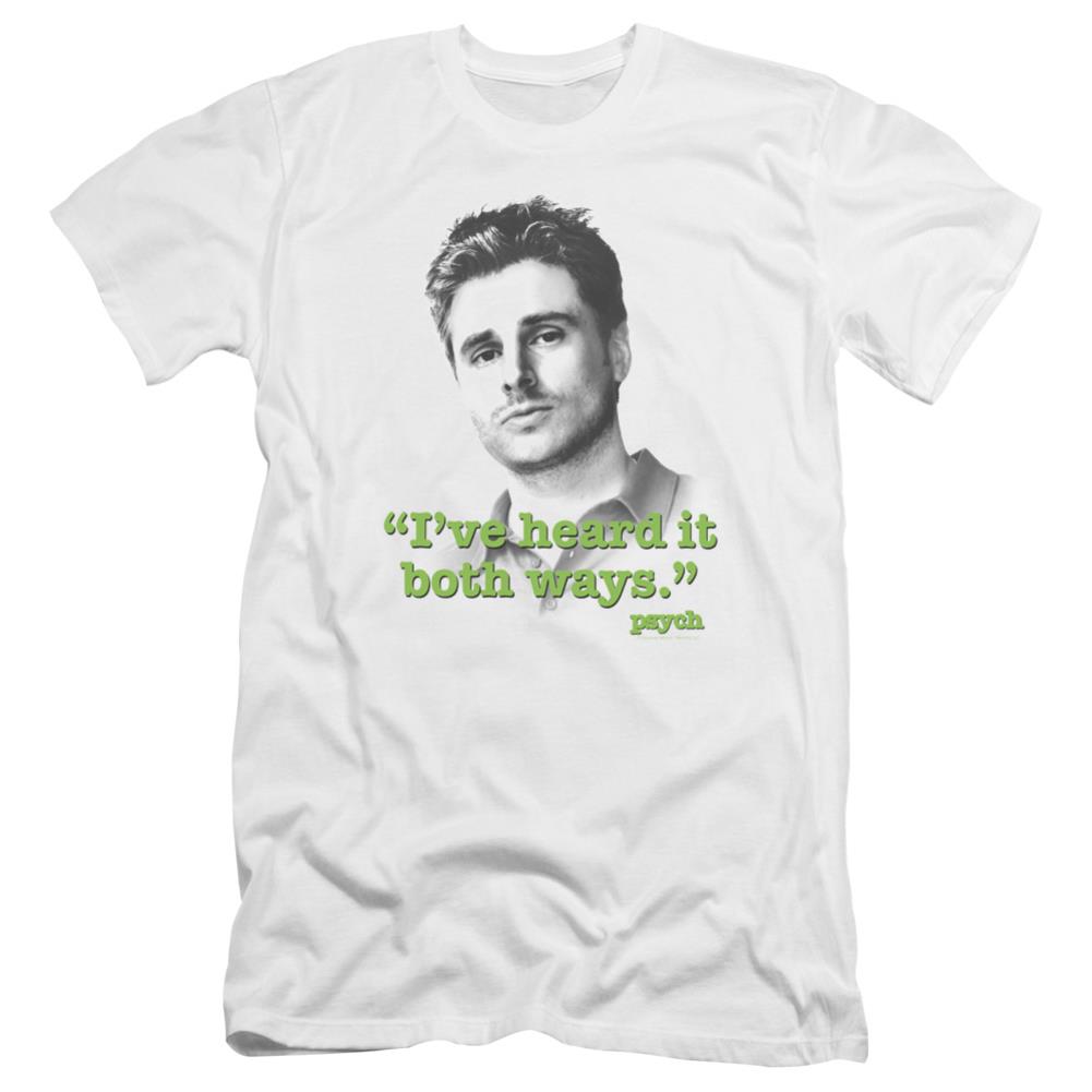 Psych Both Ways Men's Ultra-Soft 30/1 Cotton Slim Short-Sleeve T-Shirt