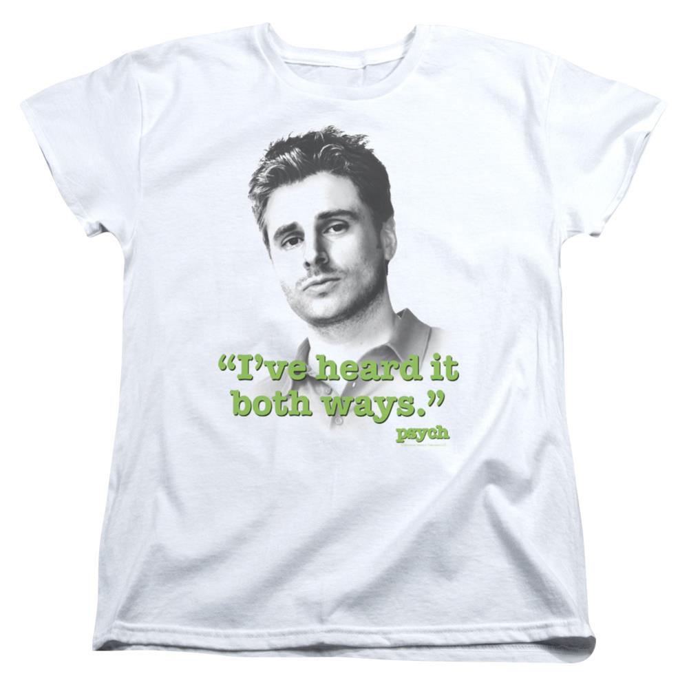 Psych Both Ways Women's 18/1 Cotton Short-Sleeve T-Shirt