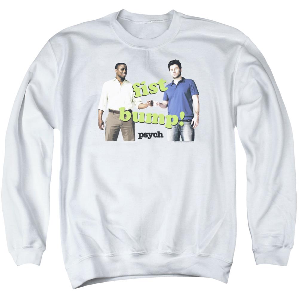 Psych Bump It Men's Crewneck 50 50 Poly Long-Sleeve T-Shirt