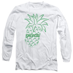 Psych Pineapple Men's 18/1 Cotton Long-Sleeve T-Shirt