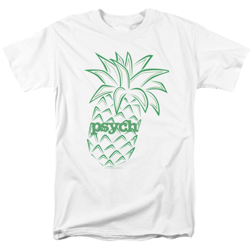Psych Pineapple Men's 18/1 Cotton Short-Sleeve T-Shirt