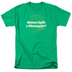 Psych Pineapple Split Men's 18/1 Cotton Short-Sleeve T-Shirt