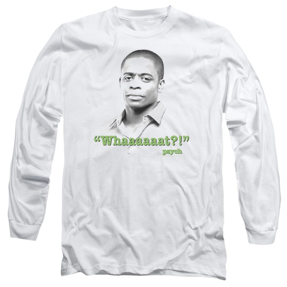 Psych Whaaaaaat?! Men's 18/1 Cotton Long-Sleeve T-Shirt