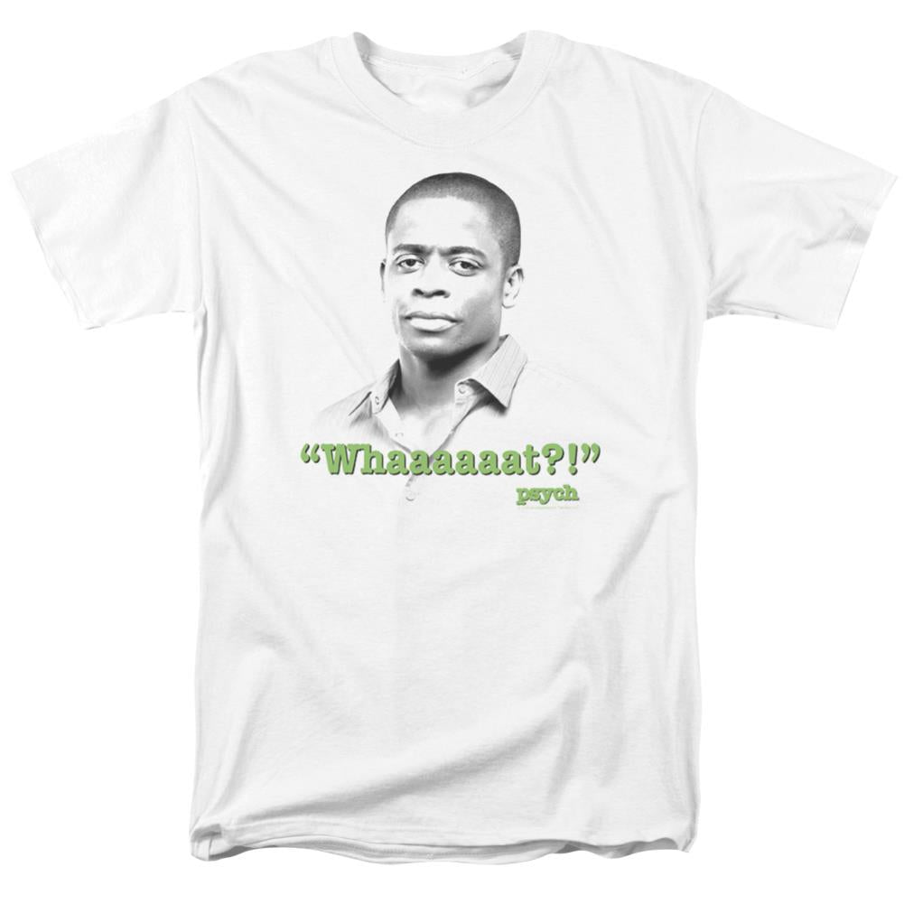 Psych Whaaaaaat?! Men's 18/1 Cotton Short-Sleeve T-Shirt