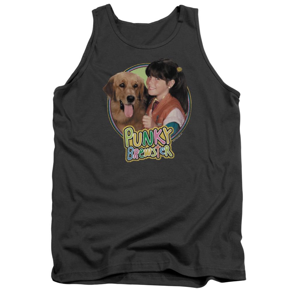 Punky Brewster Punky & Brandon Men's 18/1 Cotton Tank Top