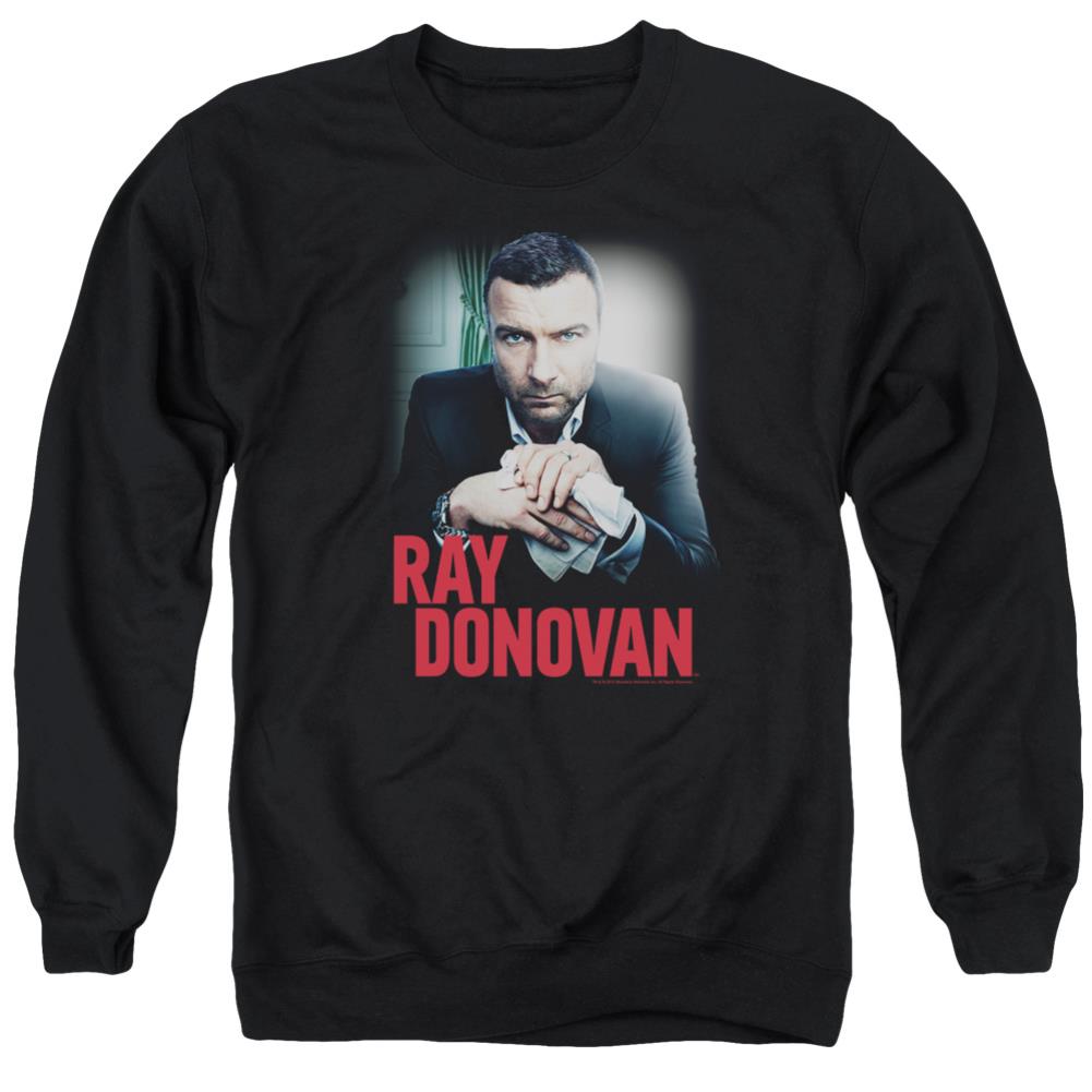 Ray Donovan Clean Hands Men's Crewneck 50 50 Poly Long-Sleeve T-Shirt