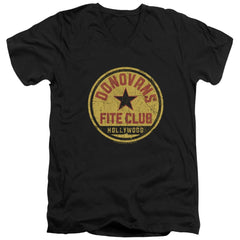 Ray Donovan Fite Club Men's 30/1 Cotton Slim V-Neck T-Shirt