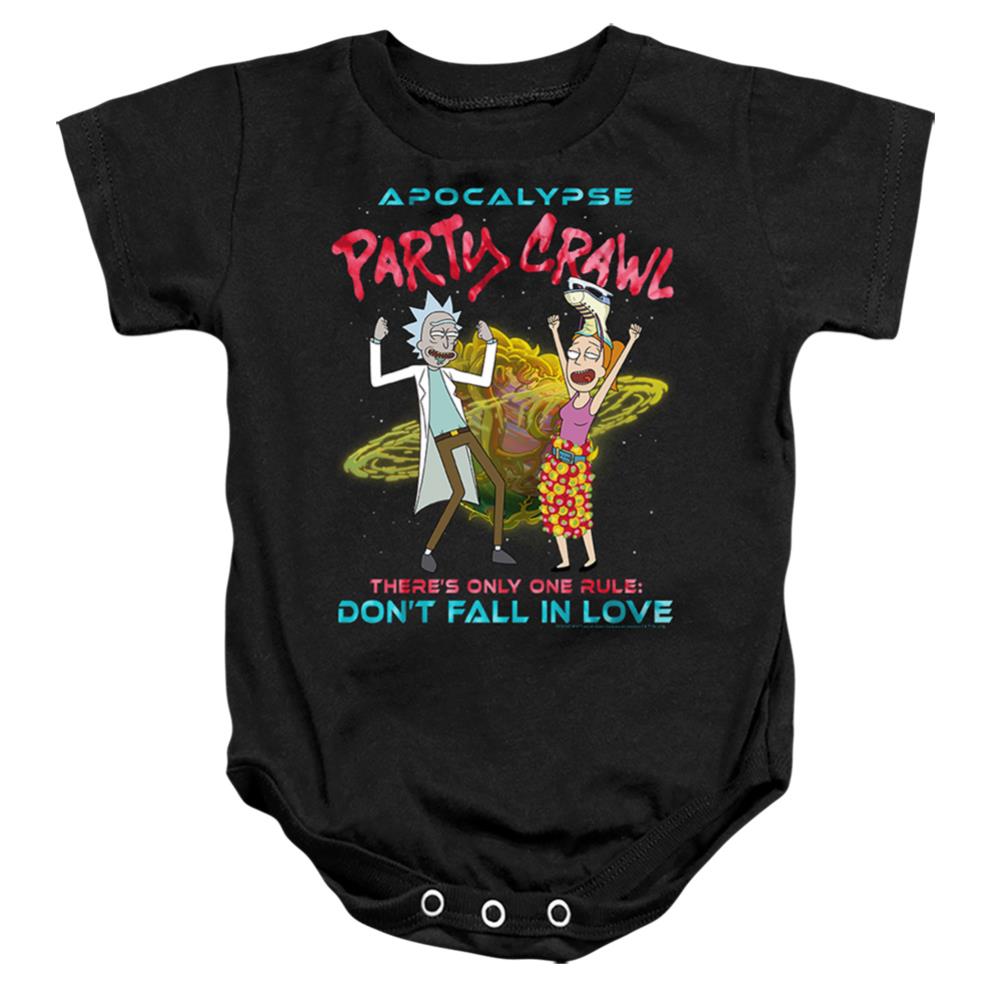 Rick And Morty Apocalypse Party Crawl Infant's Cotton SS Snapsuit